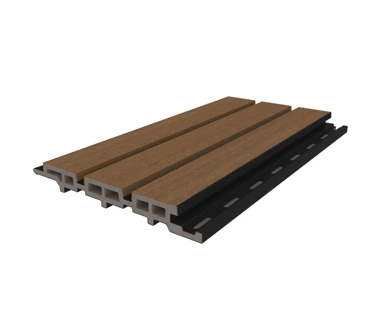 HORI WPC Wandverkleidung Rhombus 21 x 175,5 x 2900 Naturbraun 2