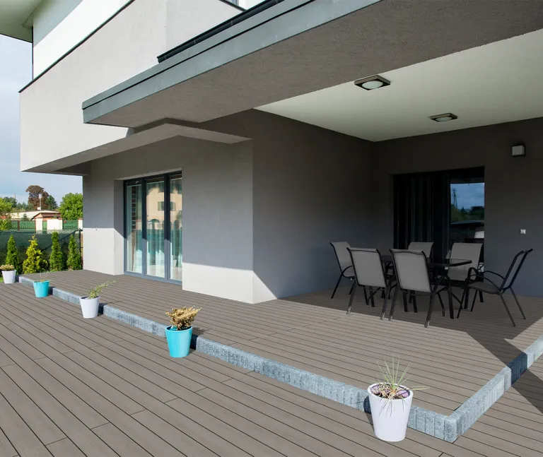 HORI Terrassendielen WPC/BPC Apex Massiv braun 23 x 145 mm 1