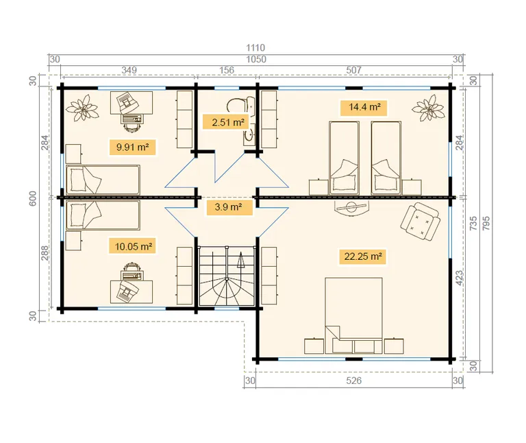 Lasita Maja Ferienhaus Mekong XL 5