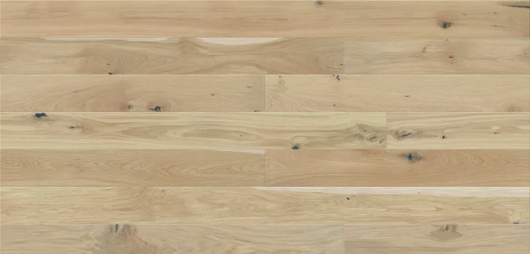 HORI Parkett 300 Eiche Various Landhausdiele gebürstet weiss matt versiegelt 1