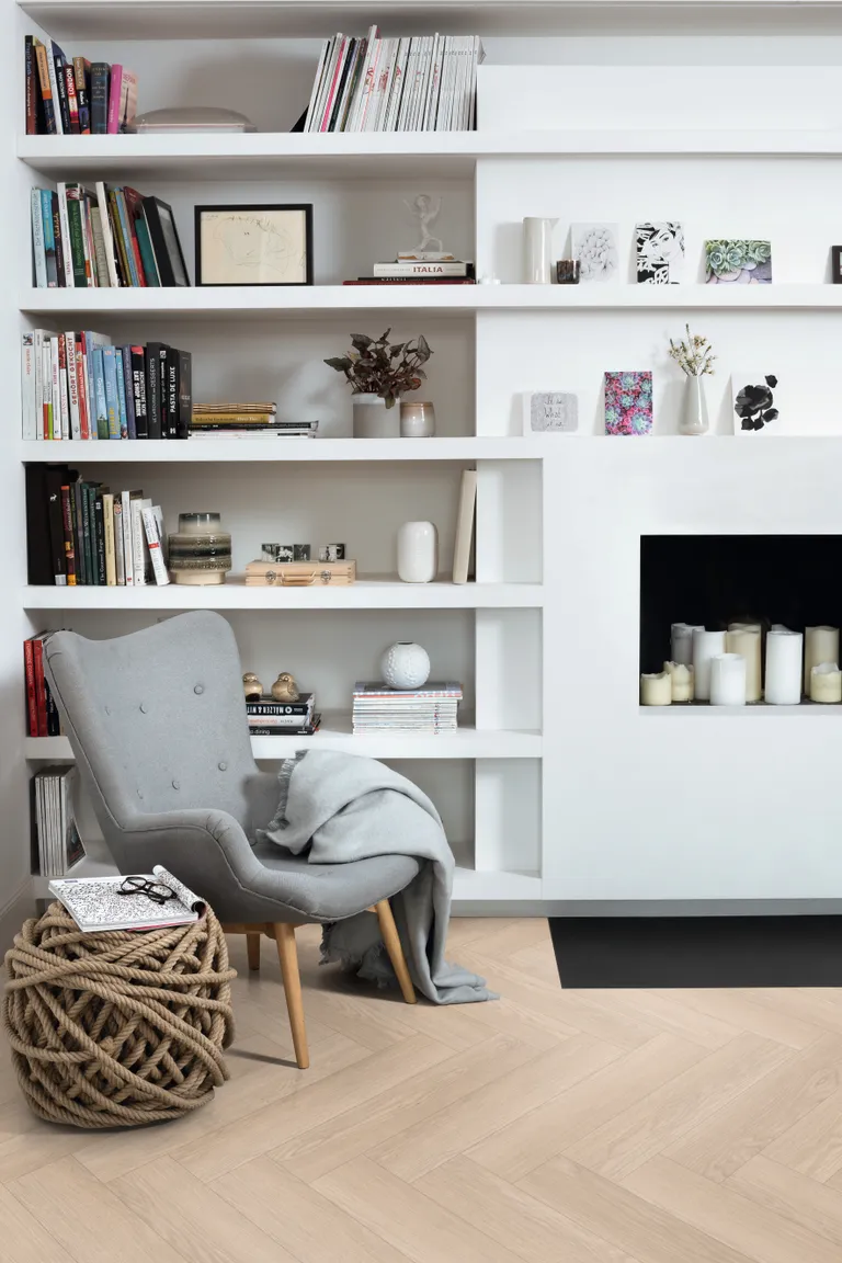 EGGER Laminat NatureSense Herringbone EL2132 Baronia Eiche hell 5