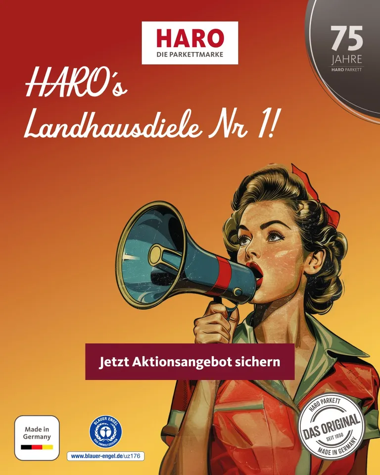 HARO Parkett 4000 Jubiläumsedition #1 Eiche geräuchert Landhausdiele 3