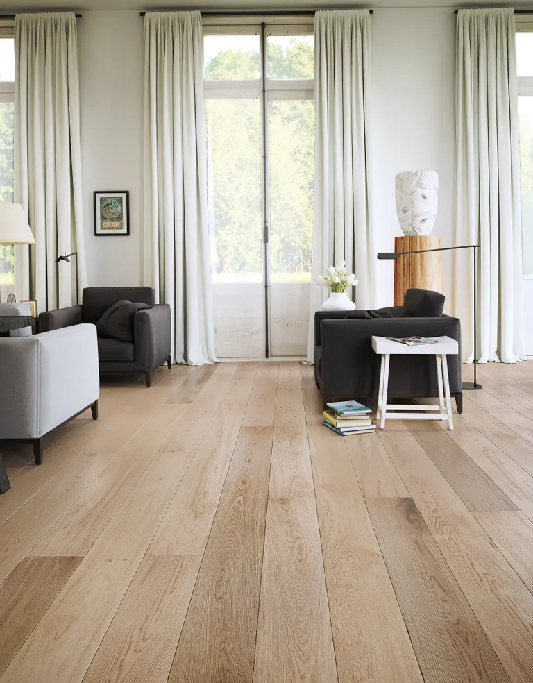 HORI Parkett Eiche weiß 3 gebürstet Landhausdiele Natur-geölt 4