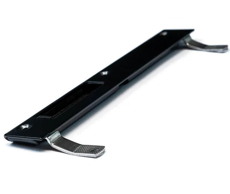 HORI Schließblech schwarz lang für Glastür 2