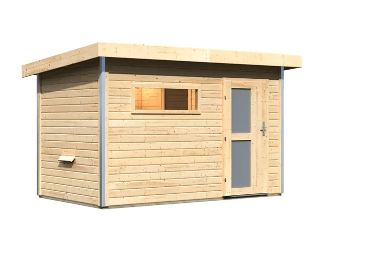 Karibu Sauna-Haus Skrollan Fronteinstieg 38 mm 1