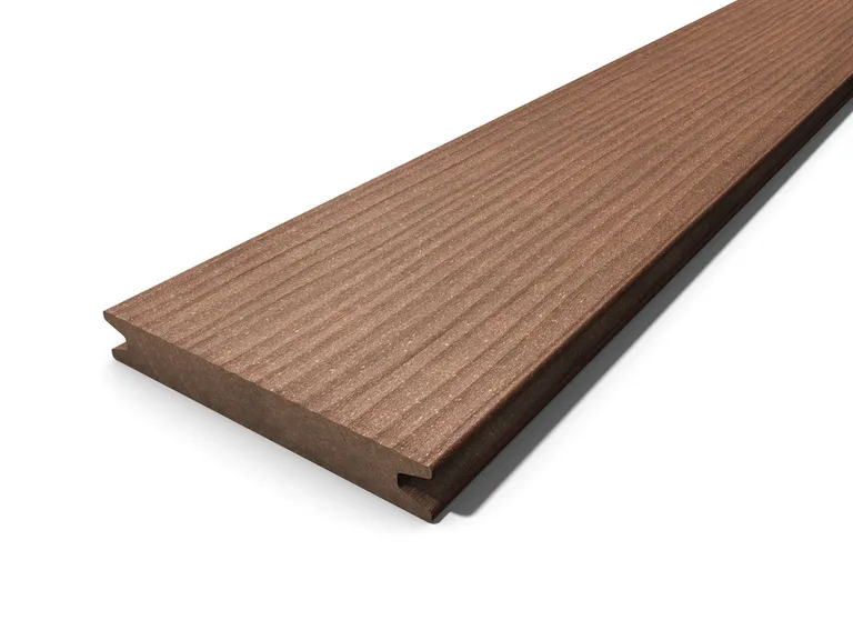 megawood Terrassendielen Komplettset WPC Premium massiv nussbraun 21x145mm 0