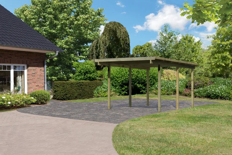 Karibu Einzelcarport Eco 1