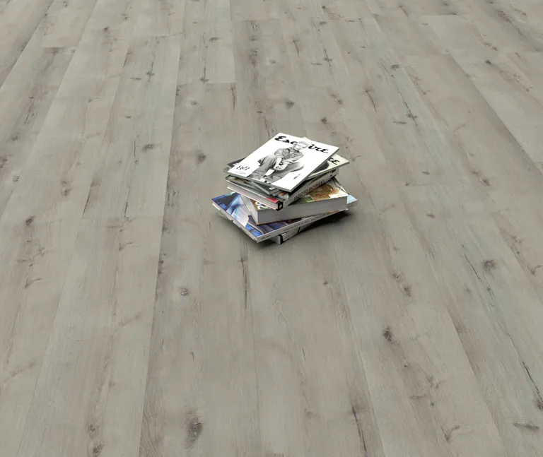 HORI Klick-Hartvinylboden Rigid SPC Eiche Clay Landhausdiele synchron Holzstruktur 5