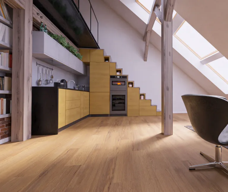 HORI Klick-Hartvinylboden Rigid SPC Eiche natur Launceston Landhausdiele Holzstruktur 7