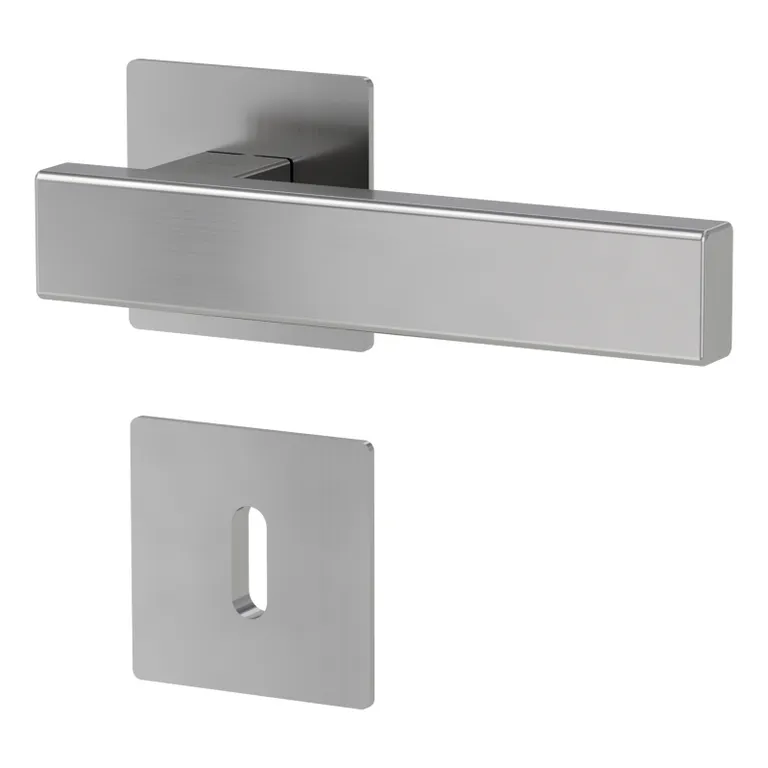 GRIFFWERK Türgriff Cubico Piatta S Quattro Edelstahl matt 1