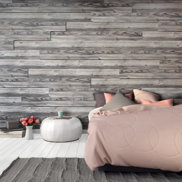 HORI Wandverkleidung Nivello MDF Paneele 3D Optik Appenzeller Fichte grau 2