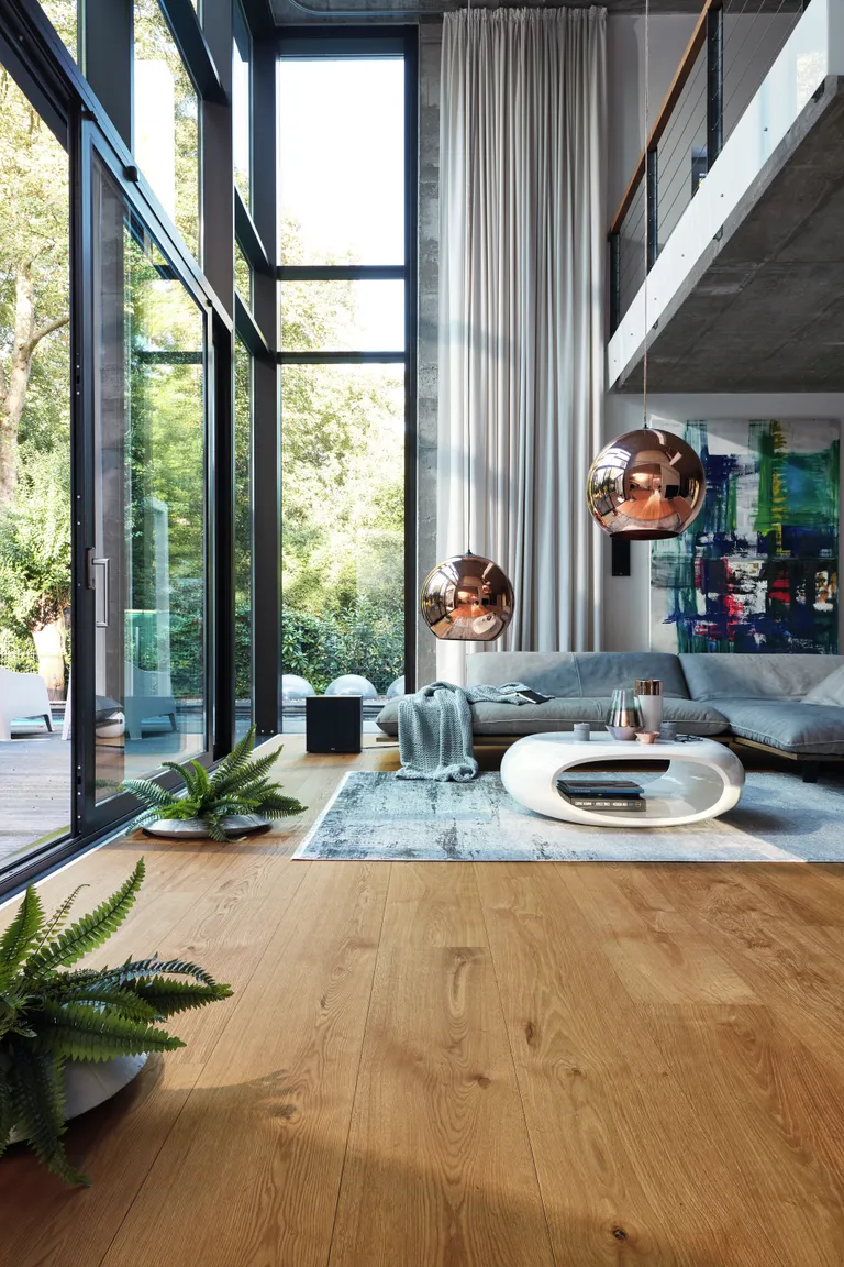 MEISTER Lindura Holzboden HD 400 Eiche lebhaft 8900 gebürstet Landhausdiele 5G Dry® 2