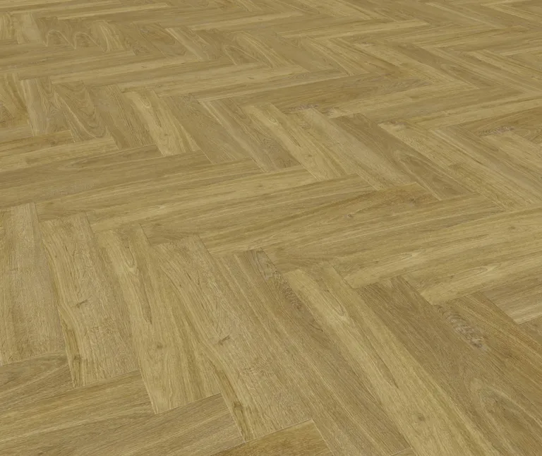 Gerflor Klebe-Vinylboden, Senso Unik, Fischgräte, Madera Castano 1