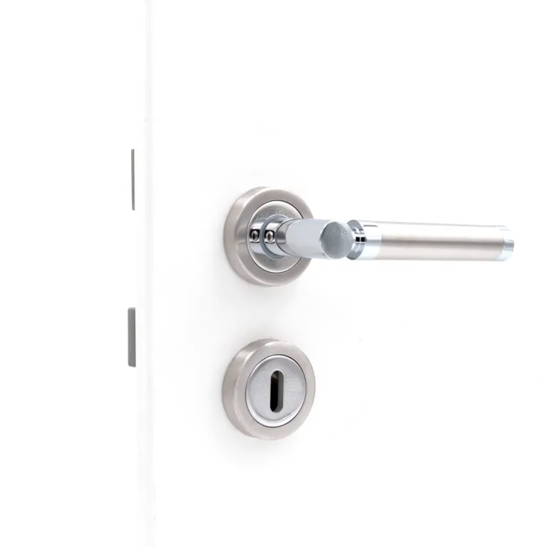 HORI Zimmertür CPL Weiß RAL9010 mit Lichtausschnitt Röhrenspan Rundkante Komplettset 9