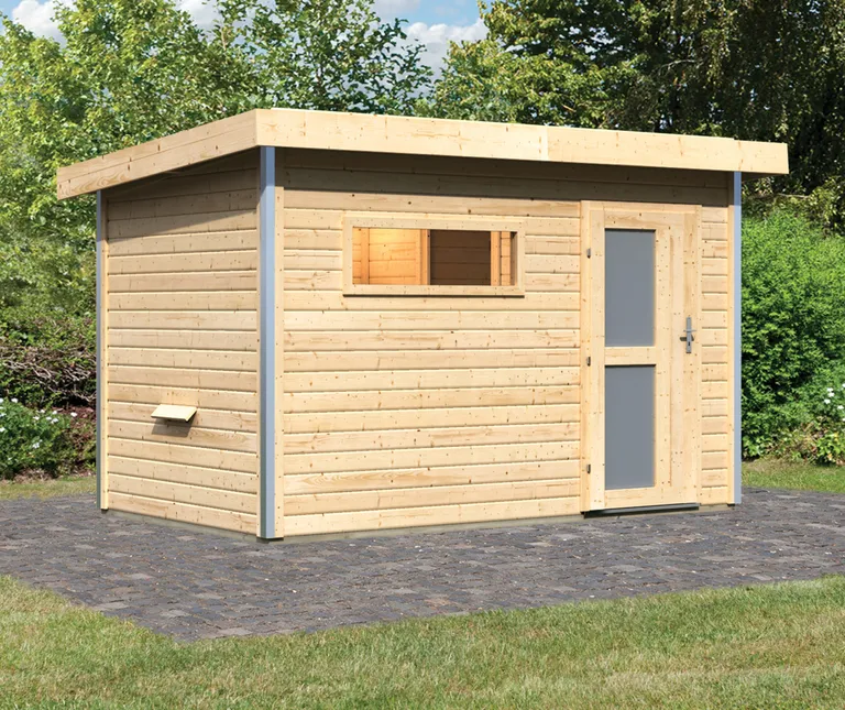 Karibu Sauna-Haus Skrollan Fronteinstieg 38 mm 8