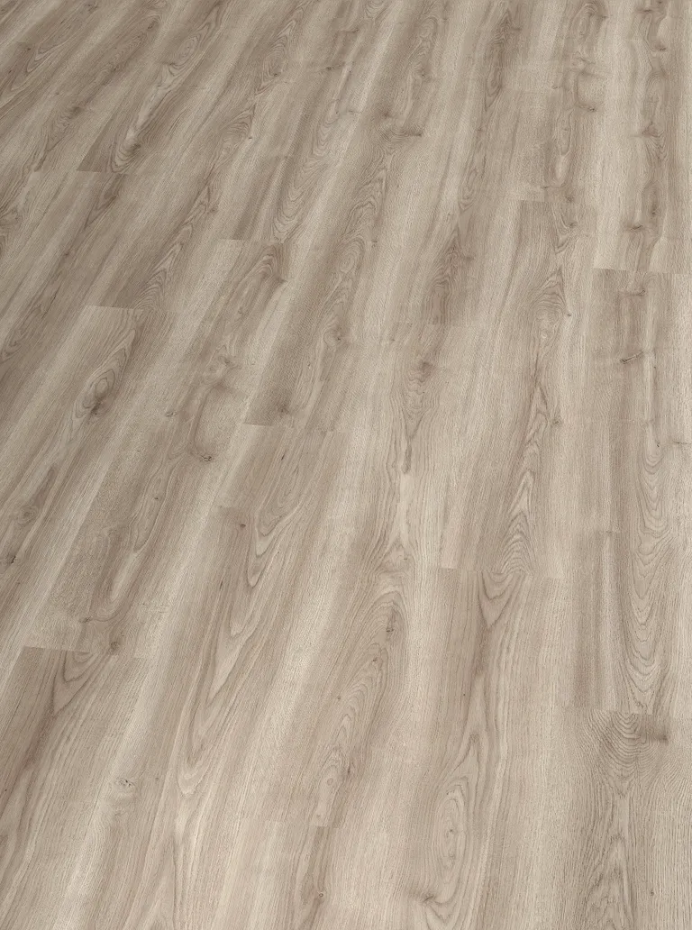 DOMIZIL PVC freier Klick-Designboden Aqua Eiche Markant steingrau Landhausdiele 1