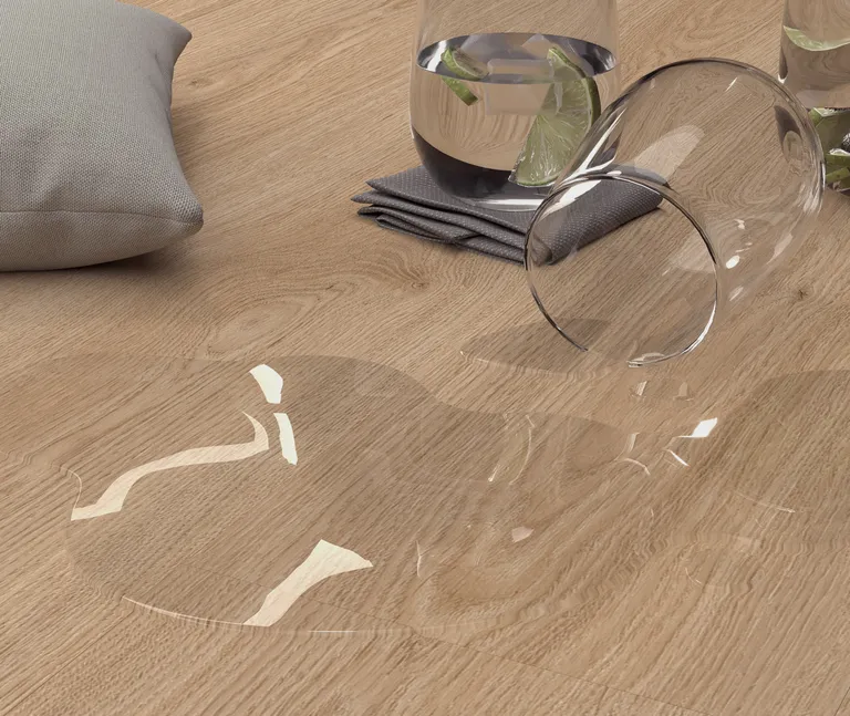 HORI Klick-Hartvinylboden SPC Eiche CalmaLandhausdiele synchron Holzstruktur 5