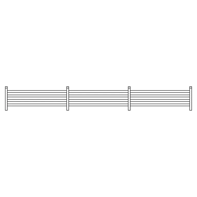 HORI Holz-Steckzaun GARDO Rankelement 0