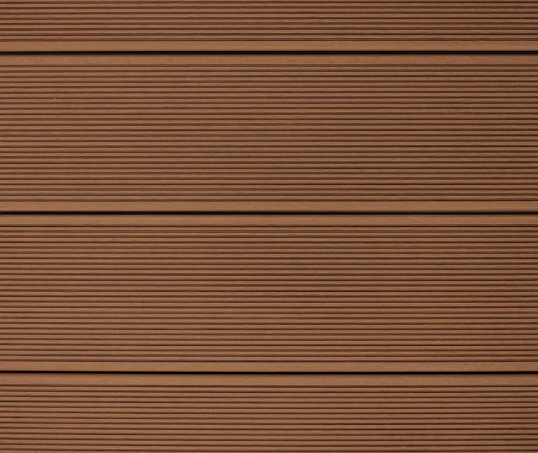 HORI Terrassendielen Komplettset BPC Vollprofil massiv hellbraun 6