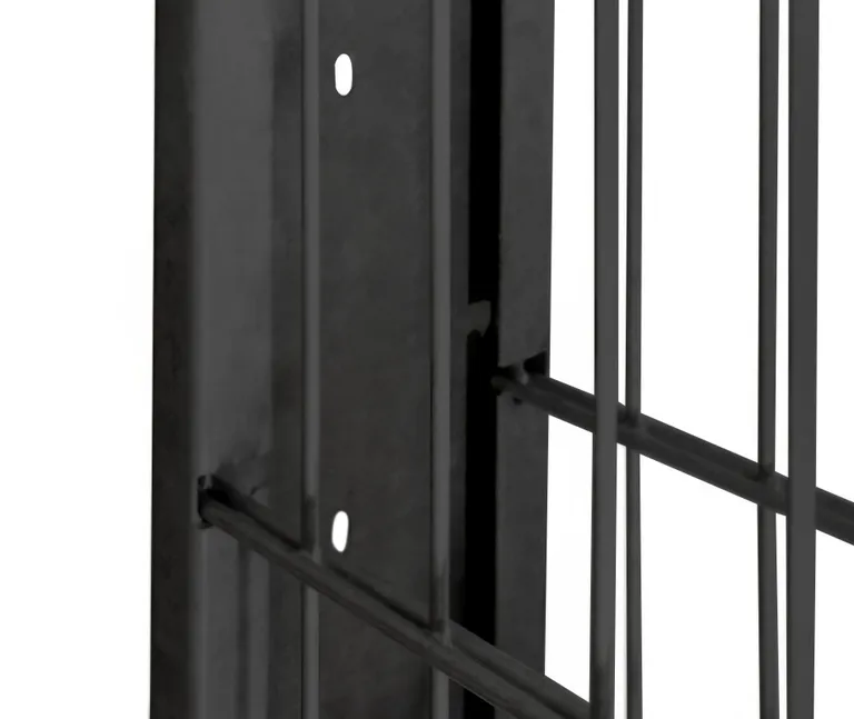 HORI Gabionenpfosten F für Doppelstabmattenzaun Höhe 160 cm 8