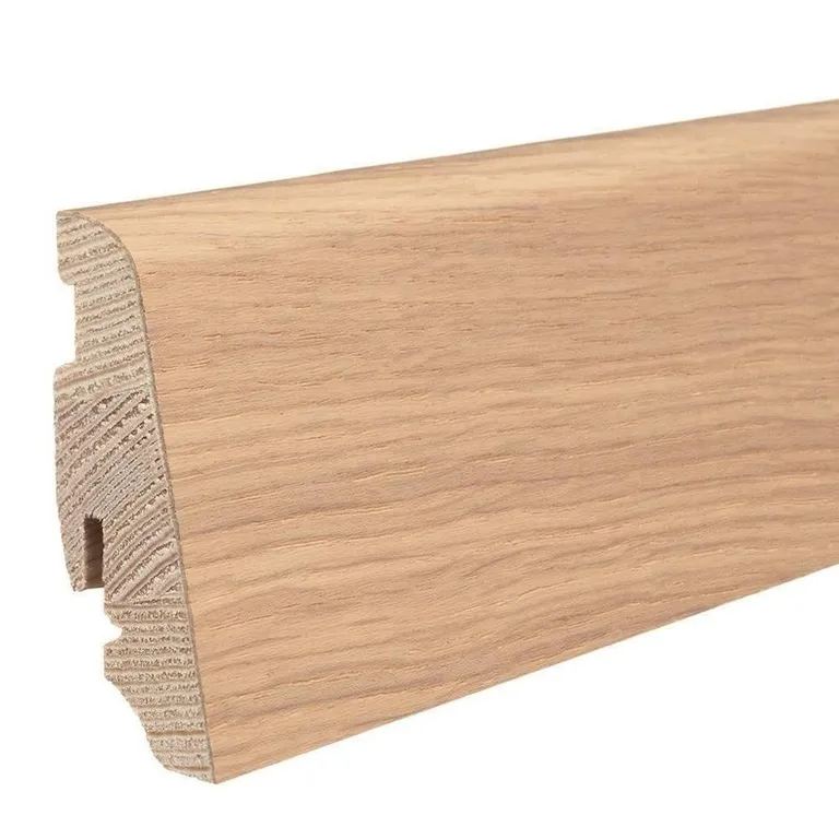 HARO Sockelleiste Eiche puroweiß furniert geölt 0