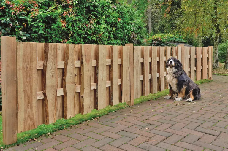 TETZNER & JENTZSCH Sichtschutzzaun Holzpfosten für Jütlandserie 1