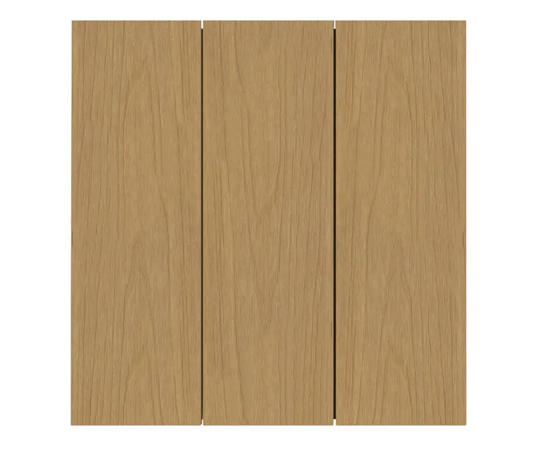 NewTechWood Terrassendielen WPC Hohlkammer Gigante Red Cedar Holzstruktur gebürstet / glatt gebürstet Co-Extrudiert 22,5 x 210 mm 4