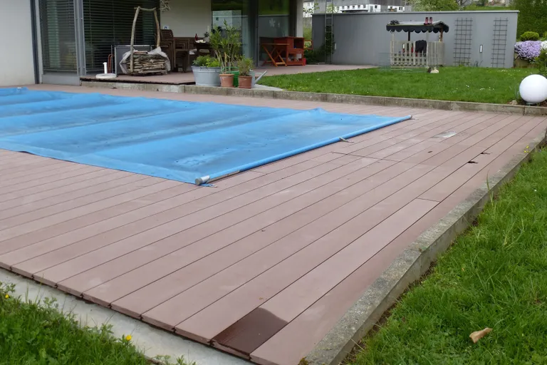 Lignodur terrafina Terrassendielen WPC Massiv Glatt Rotbraun 21x146mm 6