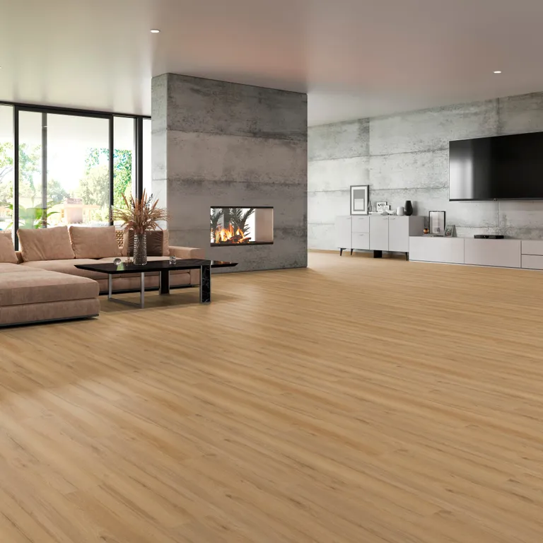 HORI Klick-Vinylboden HDF Eiche Sieg Holzoptik gebürstet Landhausdiele 0