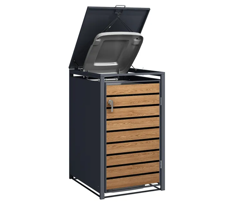 HORI Mülltonnenbox Cleanman 3 Wood 7