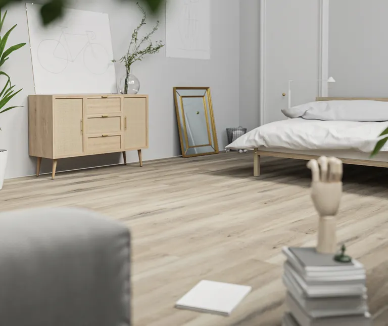 HORI Klick-Hartvinylboden Rigid SPC Eiche Glearm Castle Landhausdiele synchron Holzstruktur 9