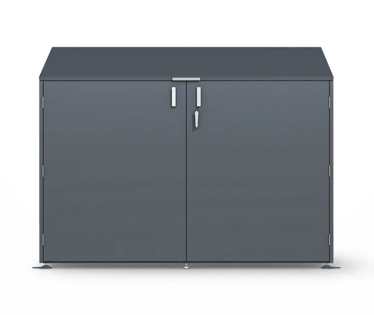 HORI Fahrradbox 200 x 100 x 157 cm Anthrazit 2