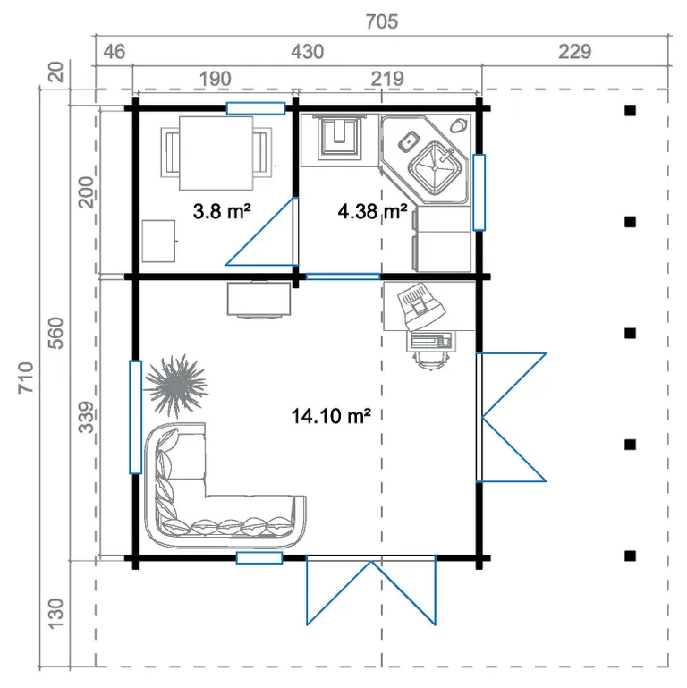 Lasita Maja Ferienhaus Missouri 4
