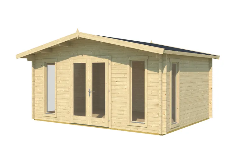 Lasita Maja Gartenhaus Set Elgin 44 Silber 1