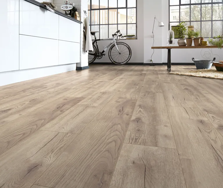 KRONOTEX Laminat Exquisit D4763 Pettersson Eiche Beige Landhausdiele 3