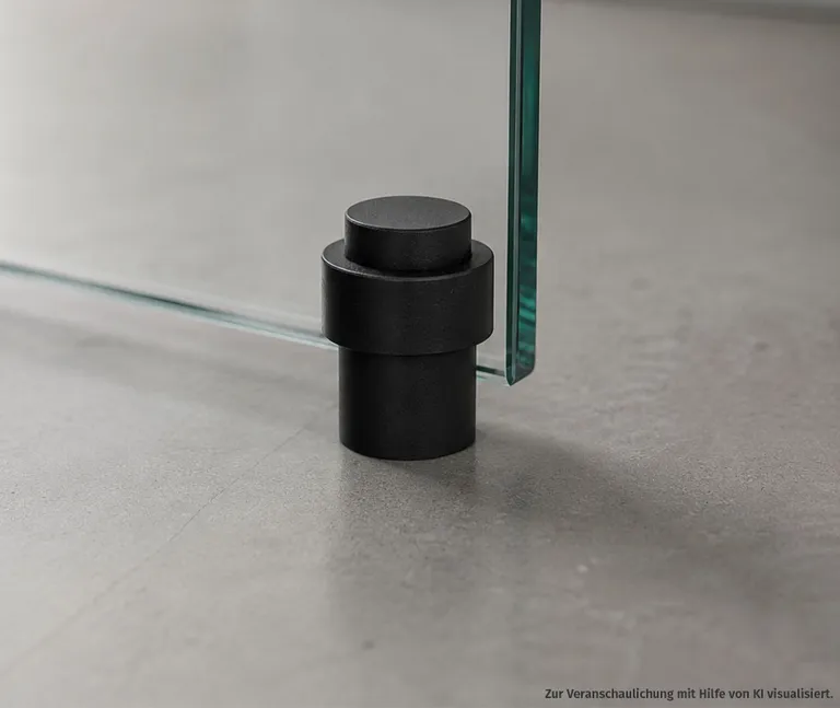 HORI Türstopper Design Black Frosted, für Bodenmontage 1
