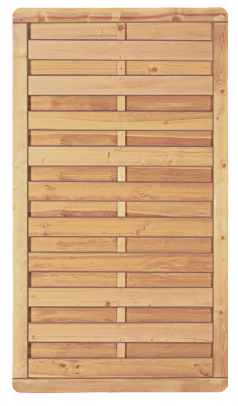 TETZNER & JENTZSCH  Sichtschutzzaun ATLANTA-Serie Komplettset 3