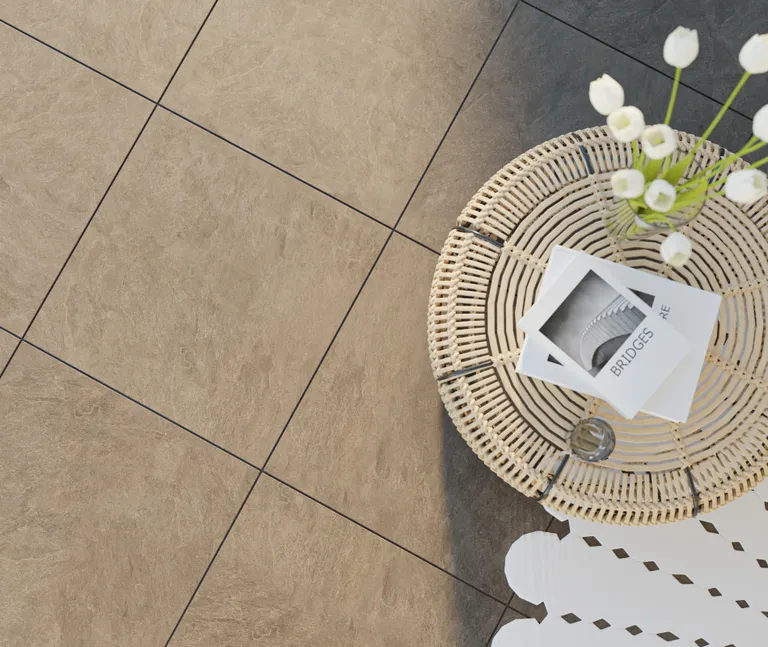 HORI Terrassenplatten Andes Mocca Feinsteinzeug Steinoptik 4