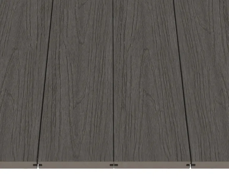 NewTechWood Terrassendielen WPC Massiv Silver Grey Vintage-Holzstruktur / glatt gebürstet Co-Extrudiert 22,5 x 210 mm 1