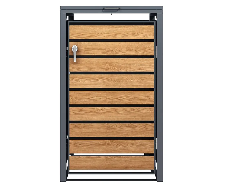 HORI Mülltonnenbox Cleanman 3 Wood 1