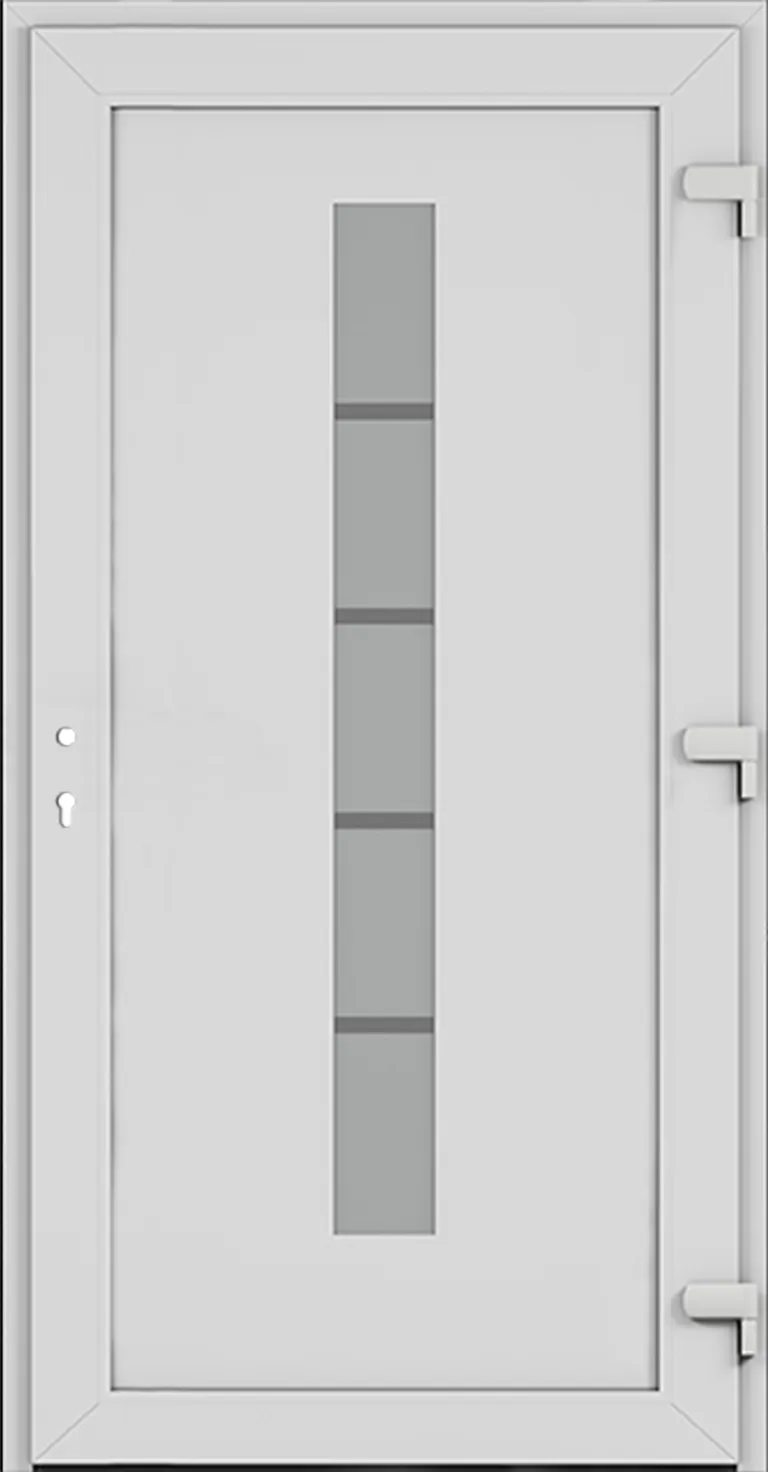 HORI Aluminium Kunststoff Haustür Safety Chain ohne Türgriff 1