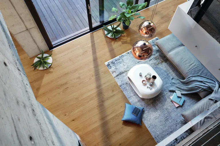 MEISTER Lindura Holzboden HD 400 Eiche lebhaft 8900 gebürstet Landhausdiele 5G Dry® 3