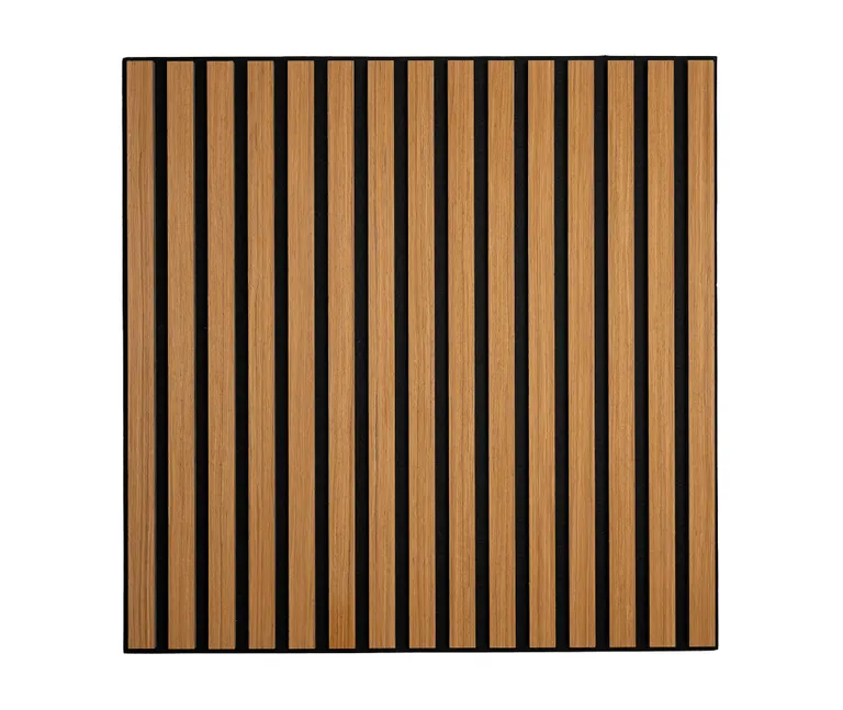 HORI WALL Akustik Dekor Wandpaneele Teak quadratisch 3