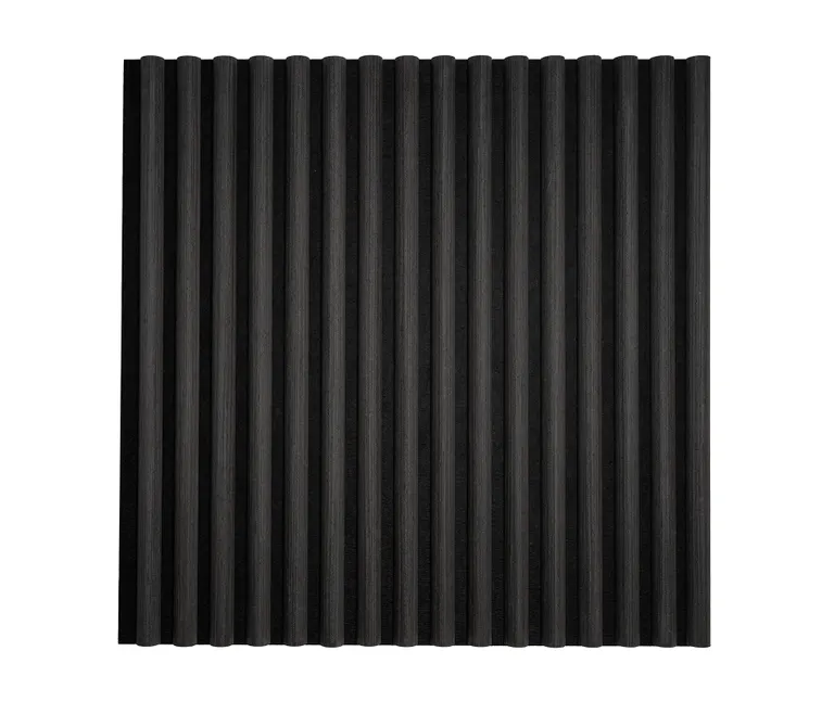 HORI WALL Akustik Dekor Wandpaneele Black Oak Rundstab Quadratisch 3