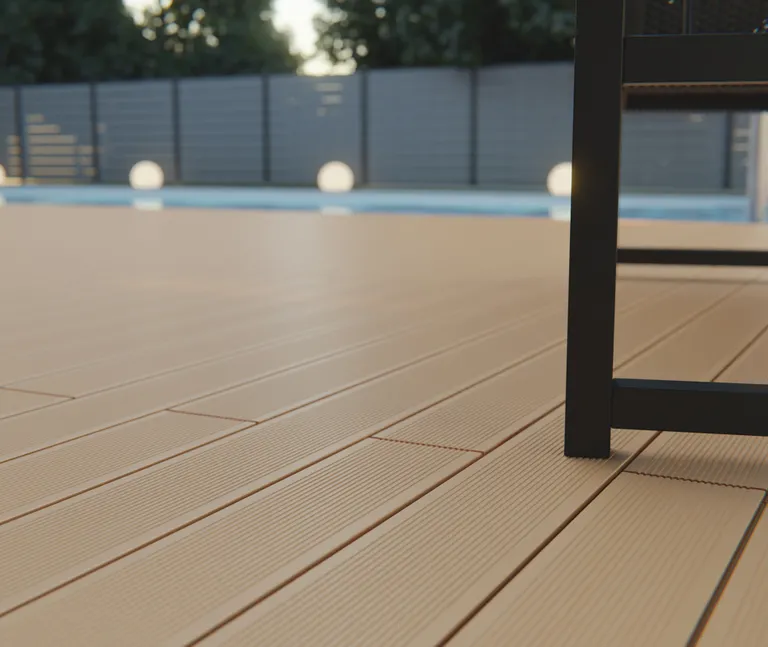 HORI Terrassendielen WPC Royal Hohlkammer hellbraun 21 x 145 mm 8