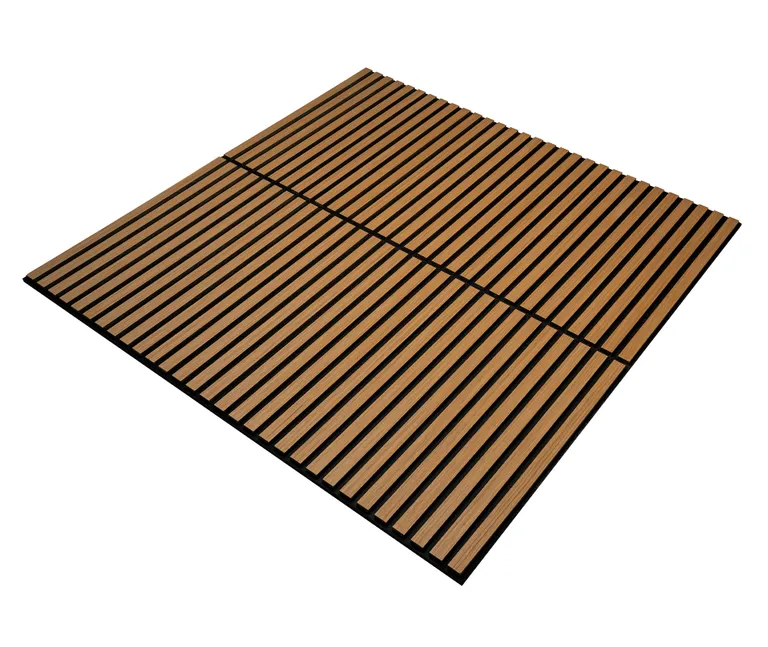 HORI WALL Akustik Dekor Wandpaneele Teak quadratisch 6