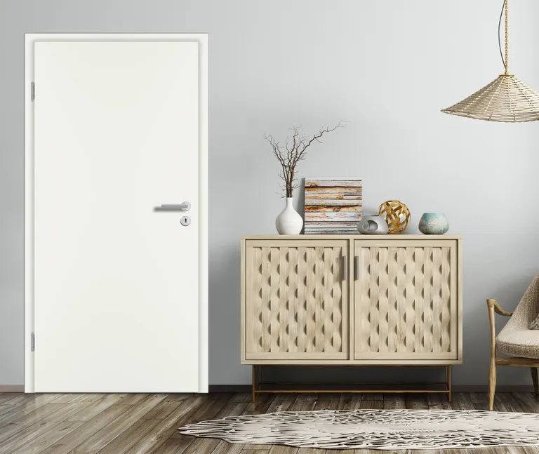 PRÜM Schallschutztür Weißlack RAL9010 Rundkante 1