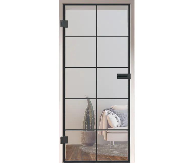 HORI Glastür Komplettset Loft Premium Castello Klarglas ESG 8 mm 0