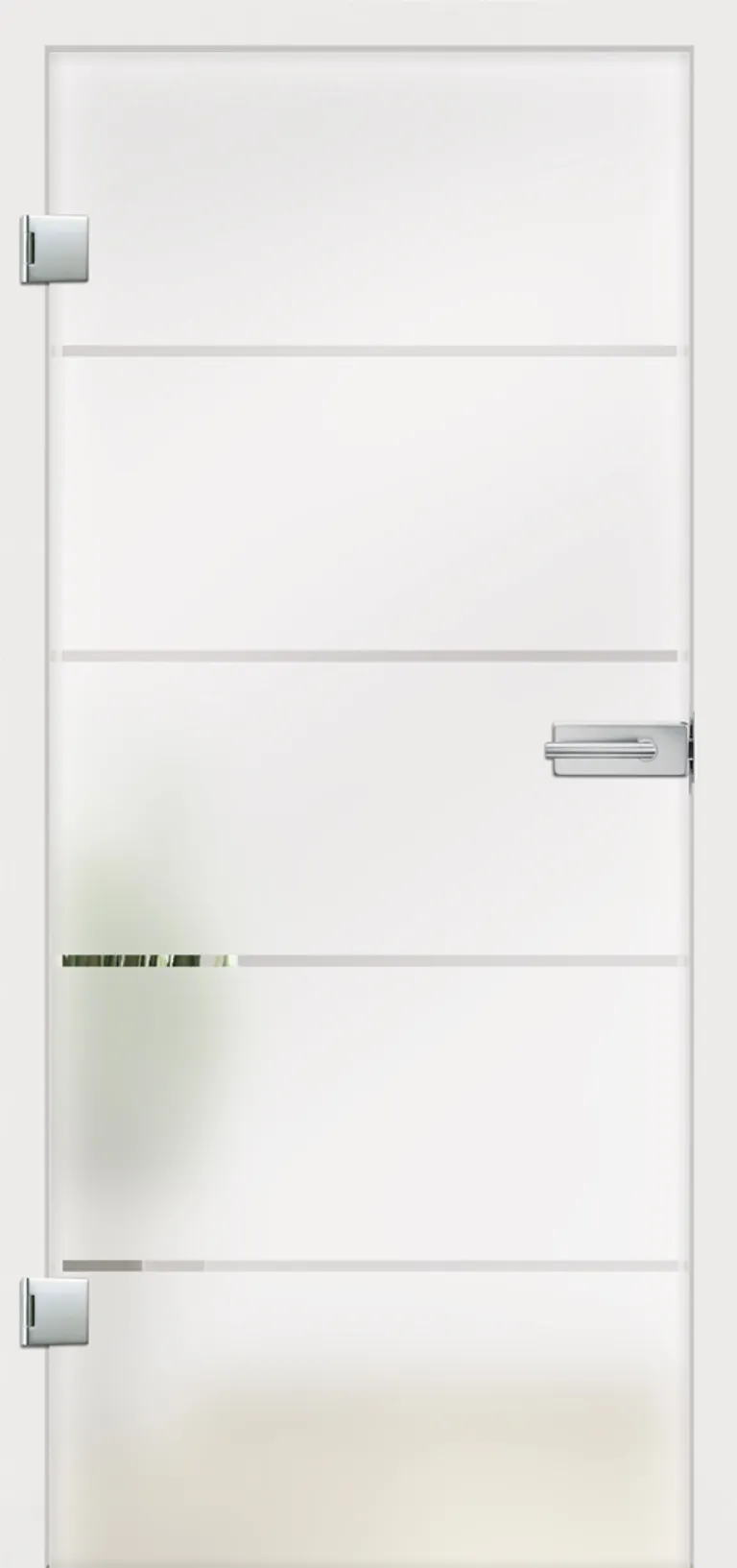 Licht & Harmonie Glastür 8 mm ESG Modell Atos 0