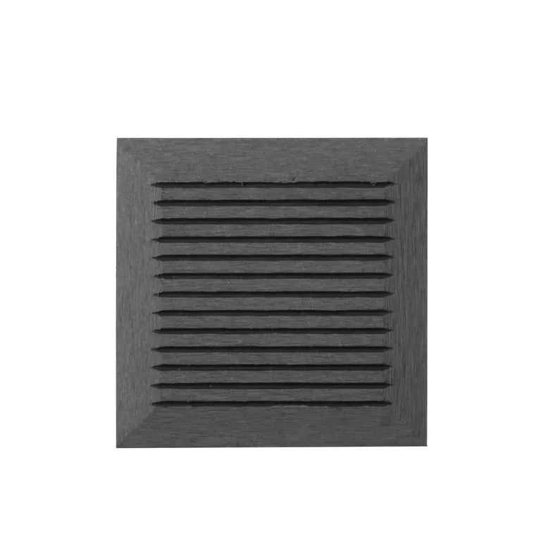 HORI WPC Sichtschutzzaun Stecksystem glatt / glatt Komplettset 7